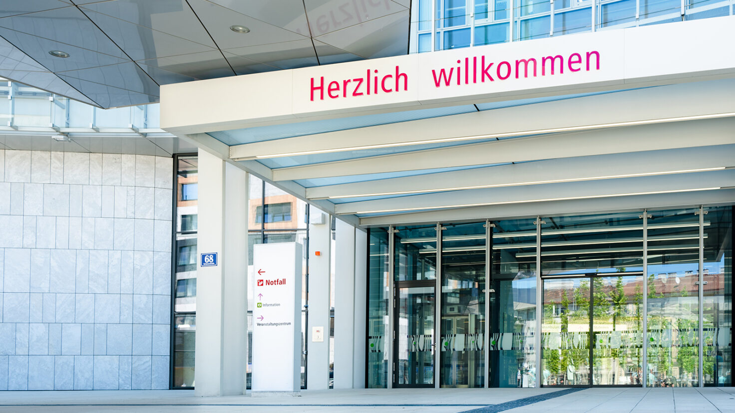 Leitsystem Klinik Floridsdorf Eingang