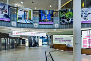 Leitsystem Klinik Floridsdorf Empfang