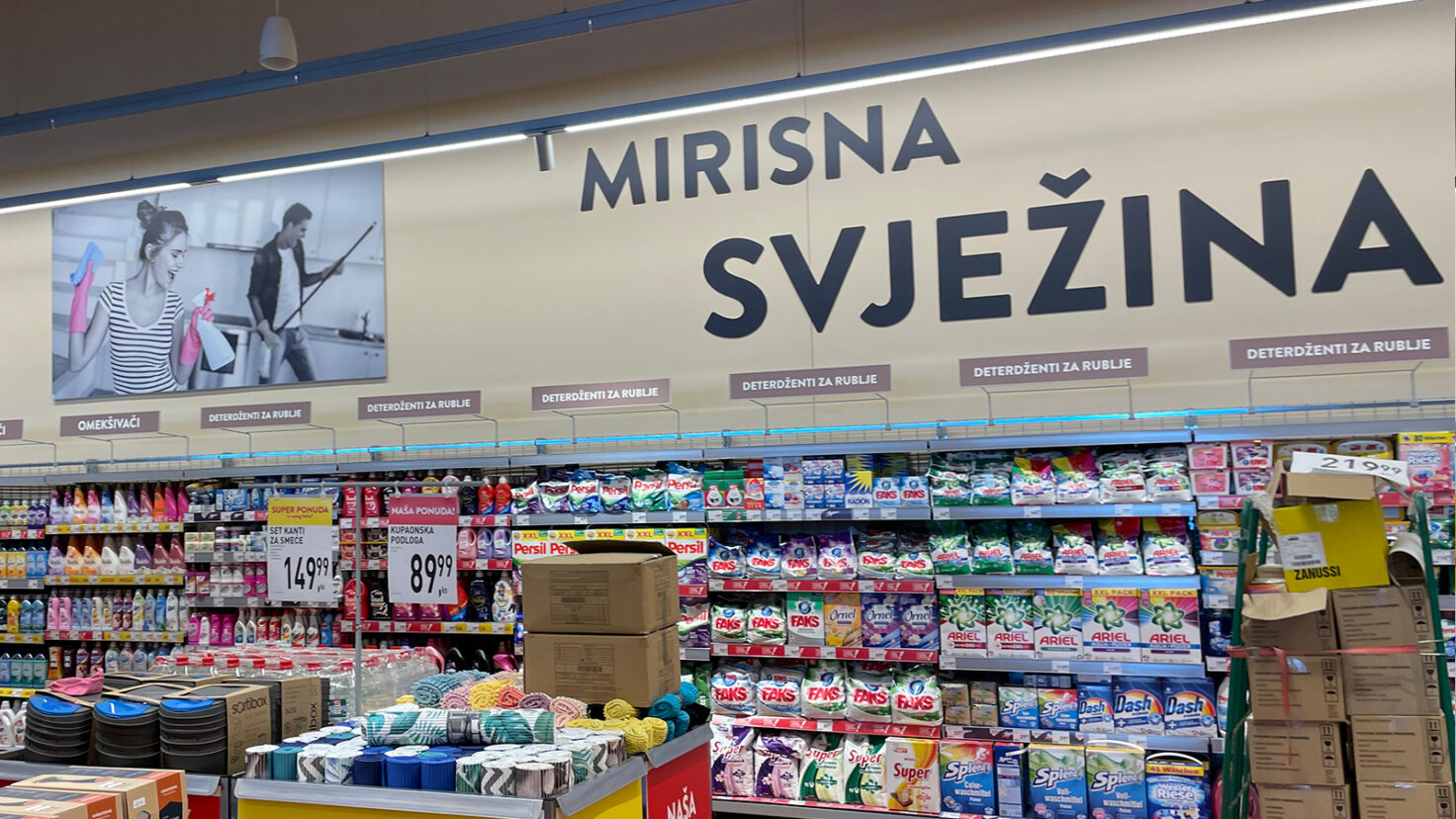 Interspar HR Velika Gorica Wandgestaltung 2