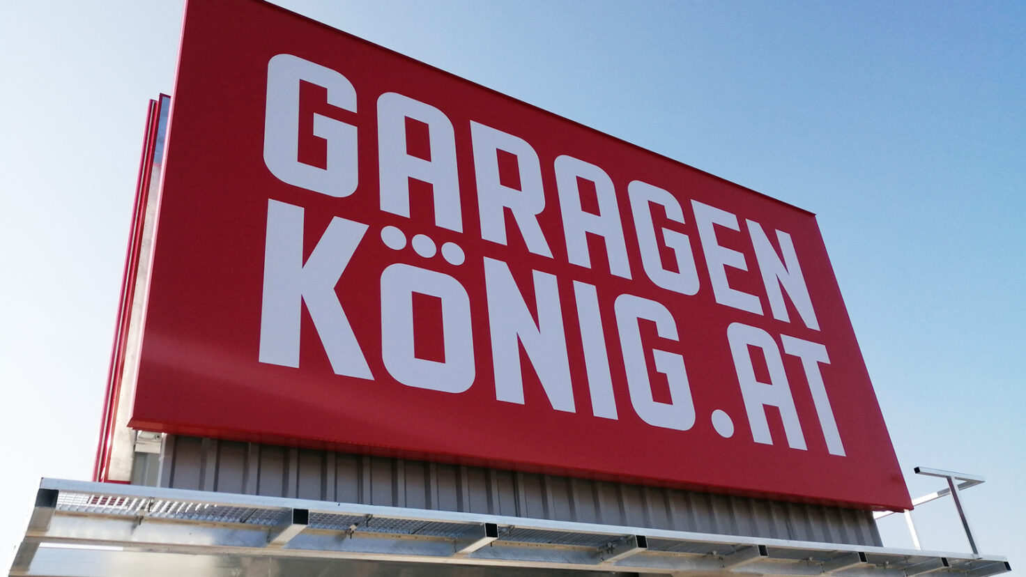 Garagenkönig Turm Leuchtschild