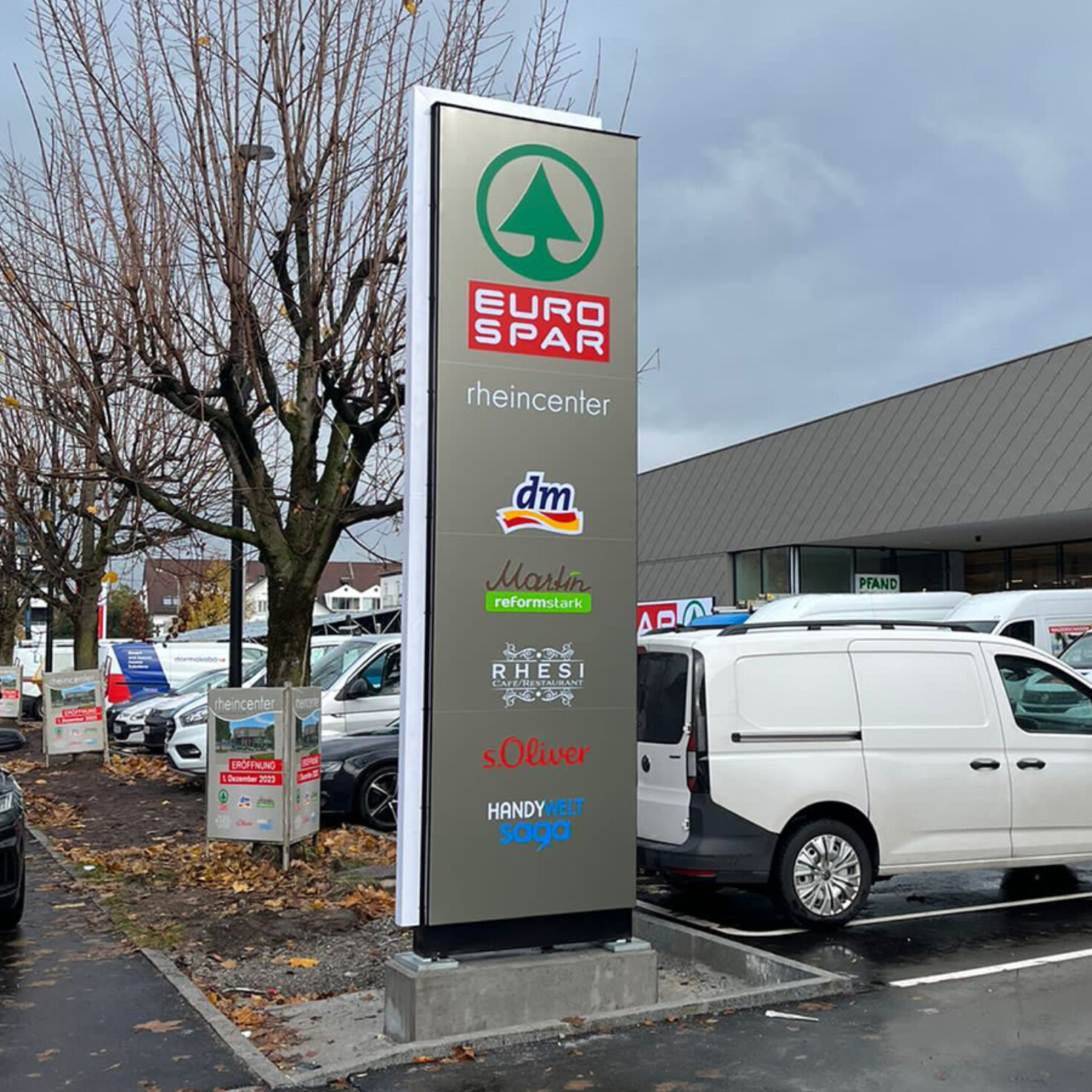 Eurospar Lustenau Pylon Shoppartner