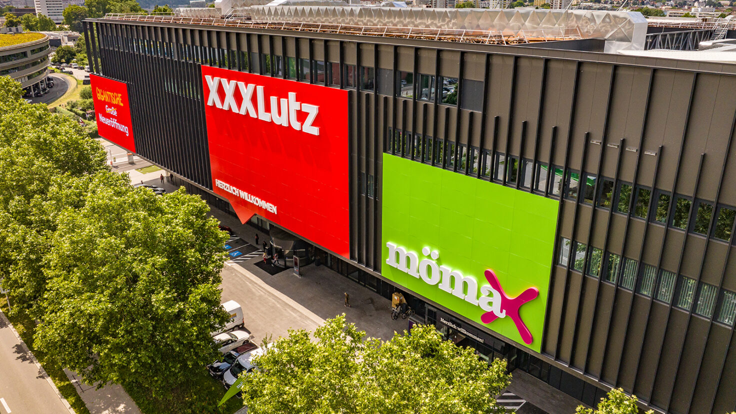 XXXLutz Linz Lutz Luftaufnahme 2