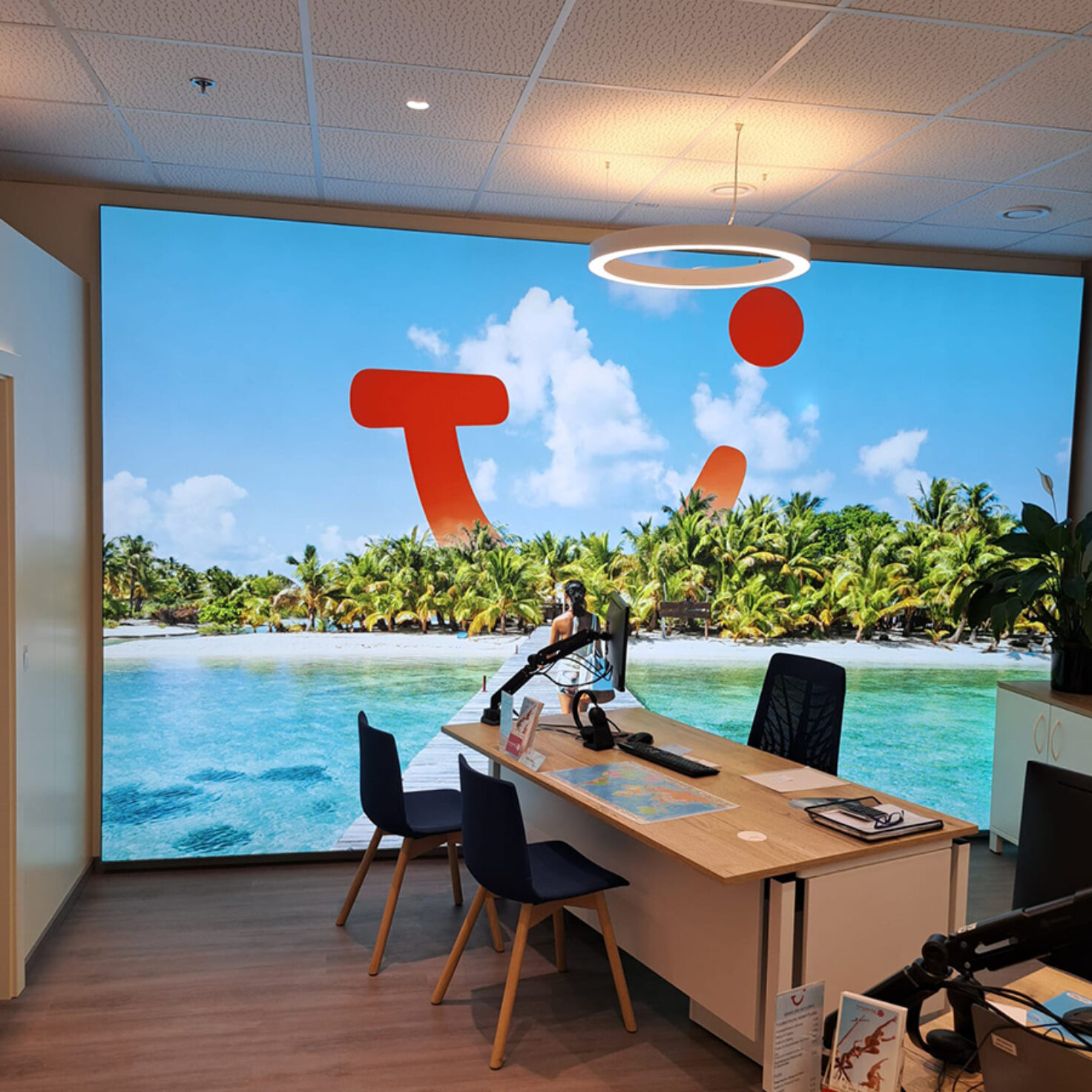 TUI IBK Sillbark Leuchtbild Frameless Strand