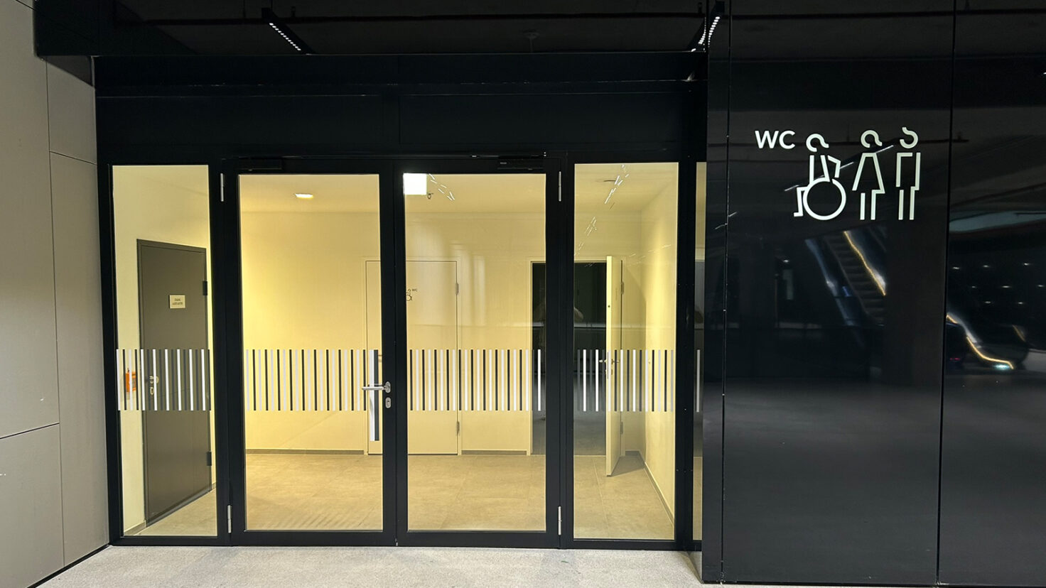 Althan Quartier WC Beschriftung
