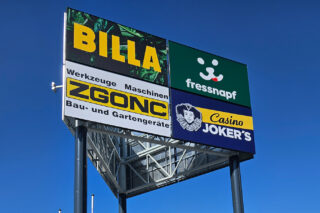 T1 Ansfelden Werbeturm