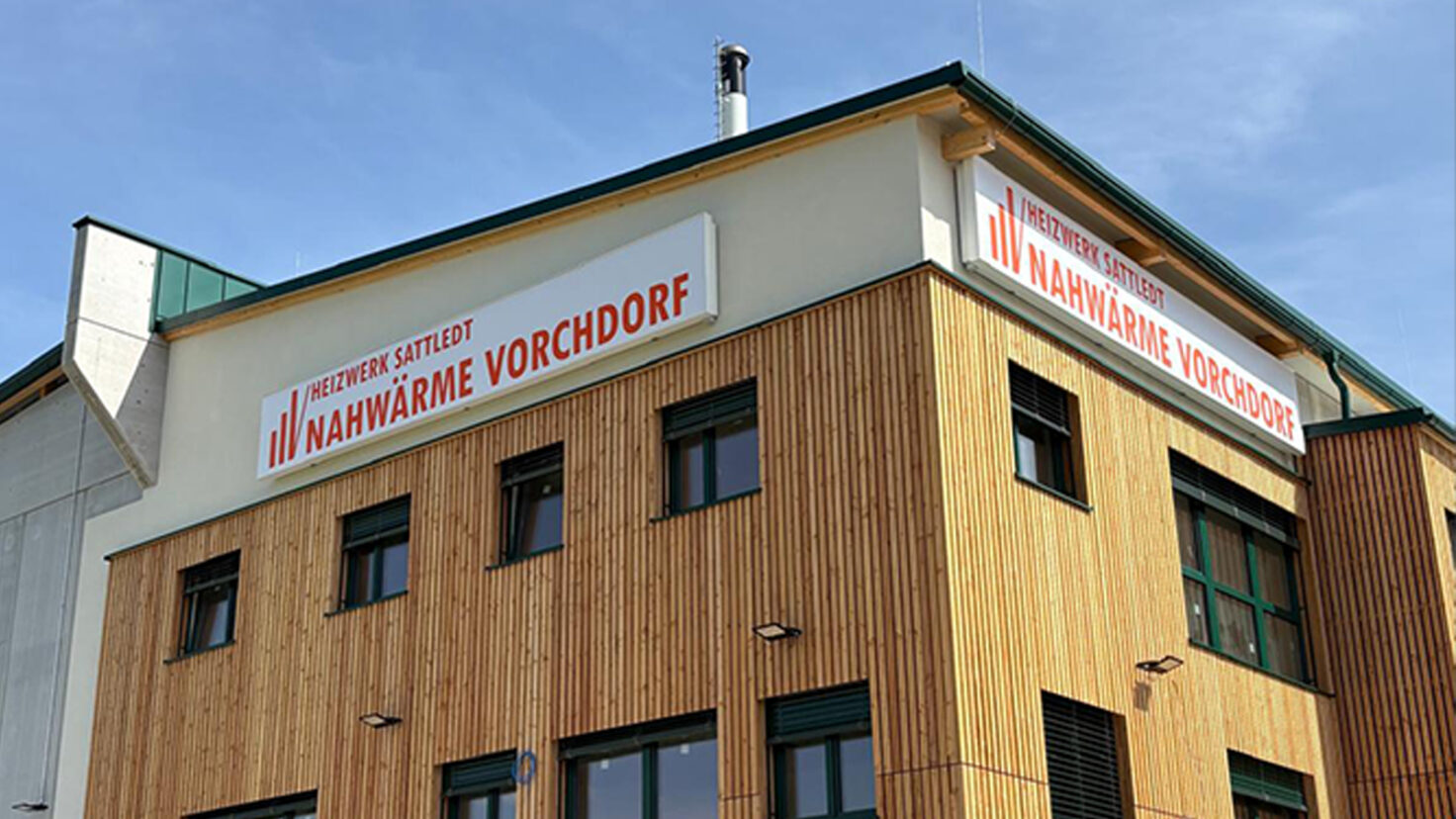 Nahwärme Vorchdorf Leuchtschilder 1