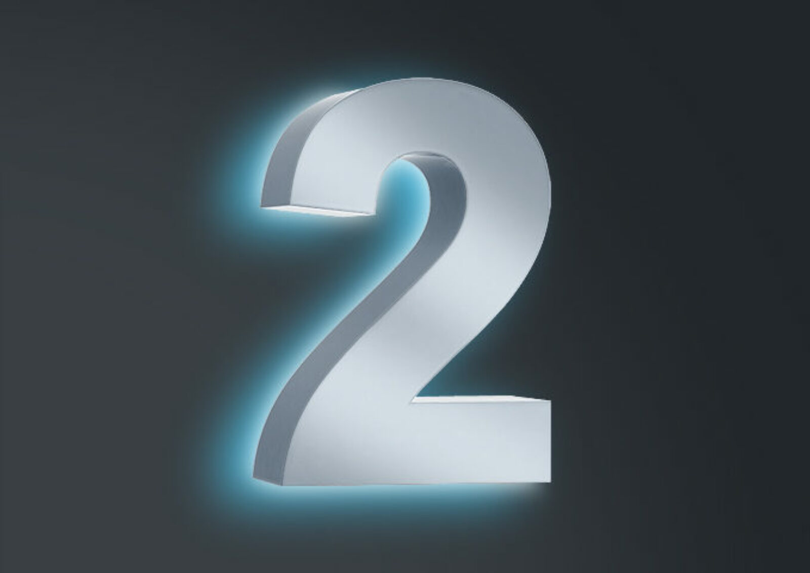 The Number 2 Red Plastic