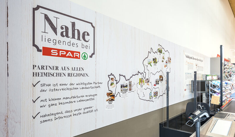 Bild gedruckt auf Platte Digitaldruck von HUBER Signage